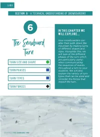 Section B (A Technical Understanding of Snowboarding)