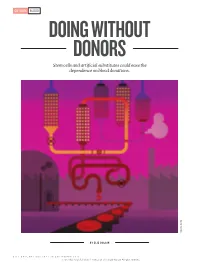Stem Cells and Artificial Substitutes Could Ease the Dependence on Blood Donations