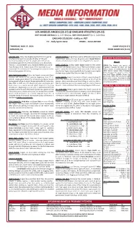 05-27-2021 Angels Game Notes