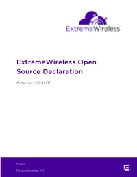 Extremewireless Open Source Declaration