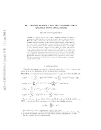 An Addition Formula for the Jacobian Theta Function 2