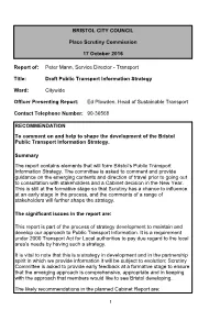 Draft Public Transport Information Strategy PDF