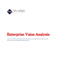 Enterprise Value Analysis
