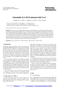 Interstellar H2 in M 33 Detected with FUSE