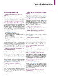 Frequently Asked Questions