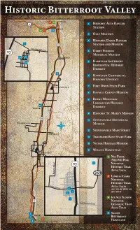 Historic Bitterroot Valley Map & Guide