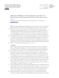 Implementation of WRF-Hydro at Two Drainage Basins in the Region Of