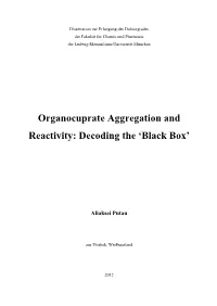 Organocuprate Aggregation and Reactivity: Decoding the 'Black Box'