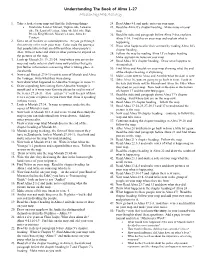 Understanding the Book of Alma 1-27 Missionary Map Activity