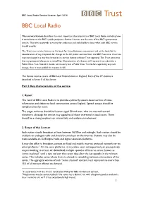 BBC Local Radio Service Licence