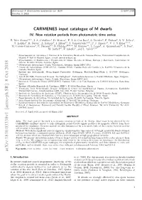 CARMENES Input Catalogue of M Dwarfs IV. New Rotation Periods from Photometric Time Series