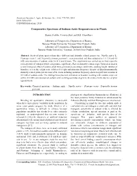 Comparative Spectrum of Sodium Azide Responsiveness in Plants