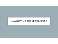 Navigating the Legislature MWV Slides