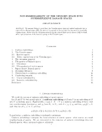 Non-Embeddability of the Urysohn Space Into Superreflexive Banach Spaces