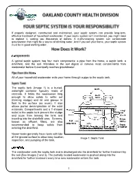 Septic System Is Your Responsibility