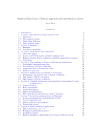 Siegel Modular Forms: Classical Approach and Representation Theory