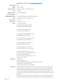 Export Agreement Coding (PDF)
