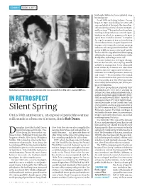 Silent Spring Seemed Unlikely to Manage That