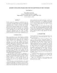 Sonification Strategies for the Film Rhythms of the Universe