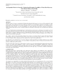 An Expanded Matrix to Scope the Technical and Economic Feasibility