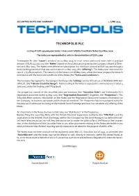 Technopolis Plc