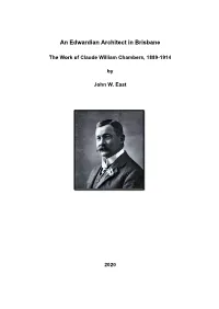 An Edwardian Architect in Brisbane