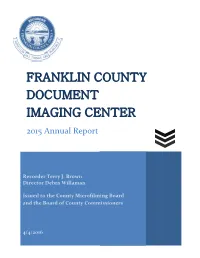 Document Imaging Center Annual Report 2015