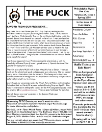 THE PUCK Volume 27, Issue 3 Spring 2018