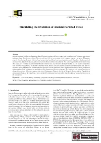 Simulating the Evolution of Ancient Fortified Cities
