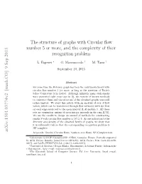 The Structure of Graphs with Circular Flow Number 5 Or More, and The