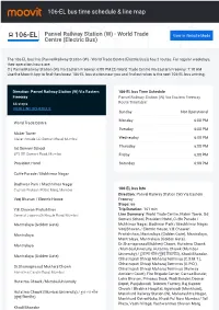 106-EL Bus Time Schedule & Line Route
