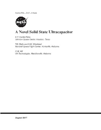A Novel Solid State Ultracapacitor