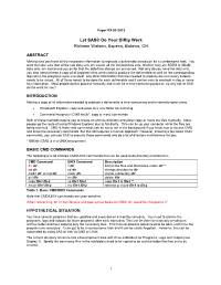 Let SAS® Do Your Dirty Work, Richann Watson