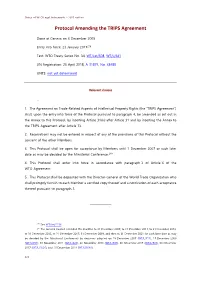 Protocol Amending the TRIPS Agreement