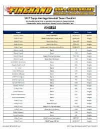 2017 Topps Heritage Baseball Checklist Sorted by Team Autograph