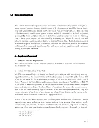 4.4 Biological Resources