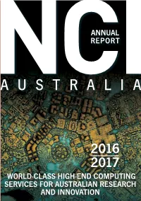 A U S T R a L I a Aa Uu Ss Tt Rr Aa Ll Ii Aa Annual Report 2016-2017