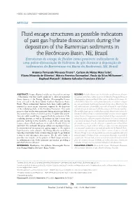 Fluid Escape Structures As Possible Indicators of Past Gas Hydrate