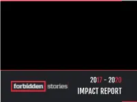 IMPACT REPORT a Word from the Founder and Director|