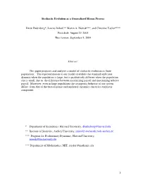 Stochastic Evolution As a Generalized Moran Process