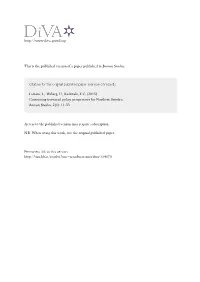This Is the Published Version of a Paper