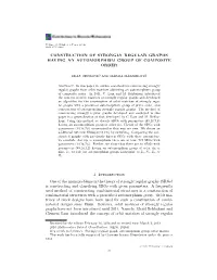 Construction of Strongly Regular Graphs Having an Automorphism Group of Composite Order