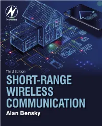 Short-Range Wireless Communication This Page Intentionally Left Blank Short-Range Wireless Communication