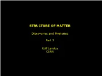 Structure of Matter