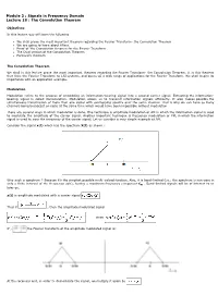 The Convolution Theorem