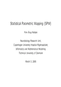 Statistical Parametric Mapping (SPM)