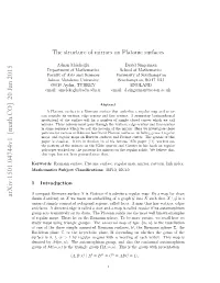 The Structure of Mirrors on Platonic Surfaces