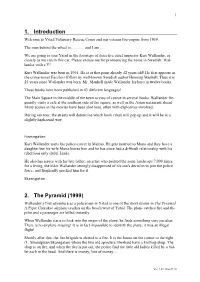1. Introduction 2. the Pyramid (1999)