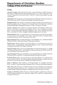 15 Christian Studies