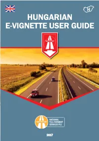 Hungarian E-Vignette User Guide